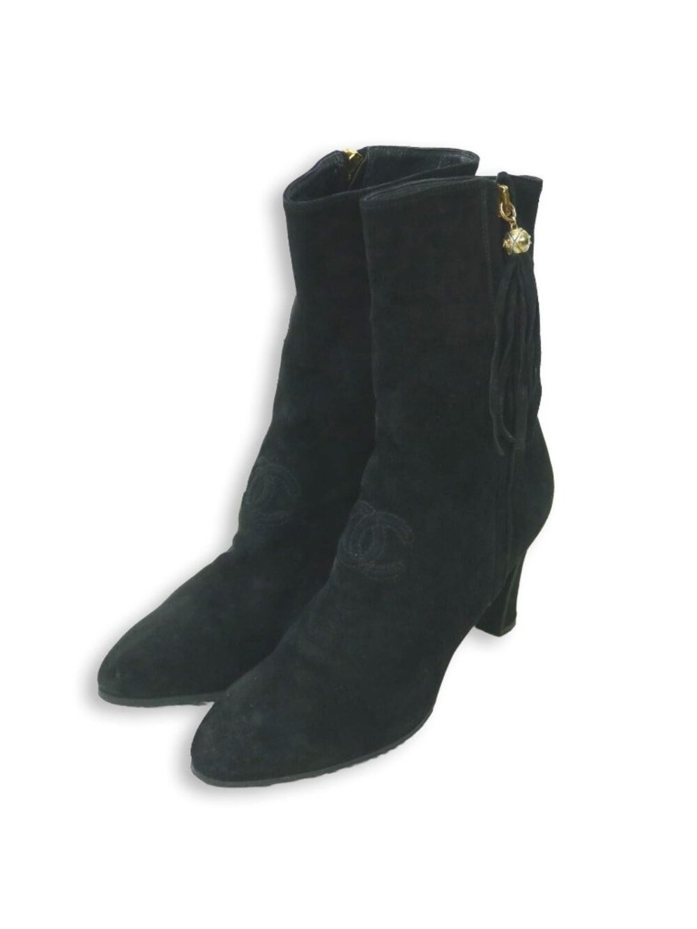 Chanel Short Boots Fringe